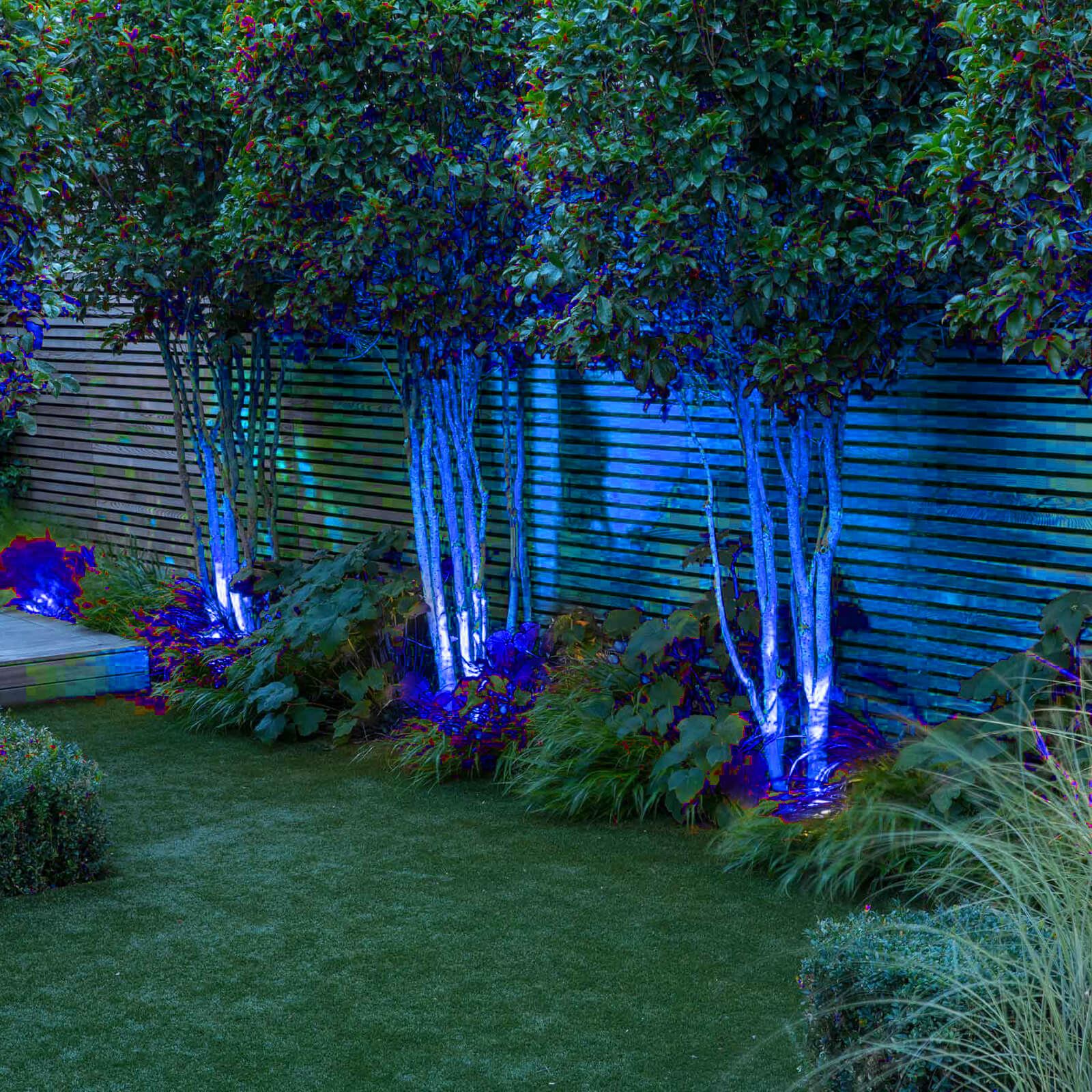 T-SUN Blue Solar Spotlight | Outdoor Landscape Lighting